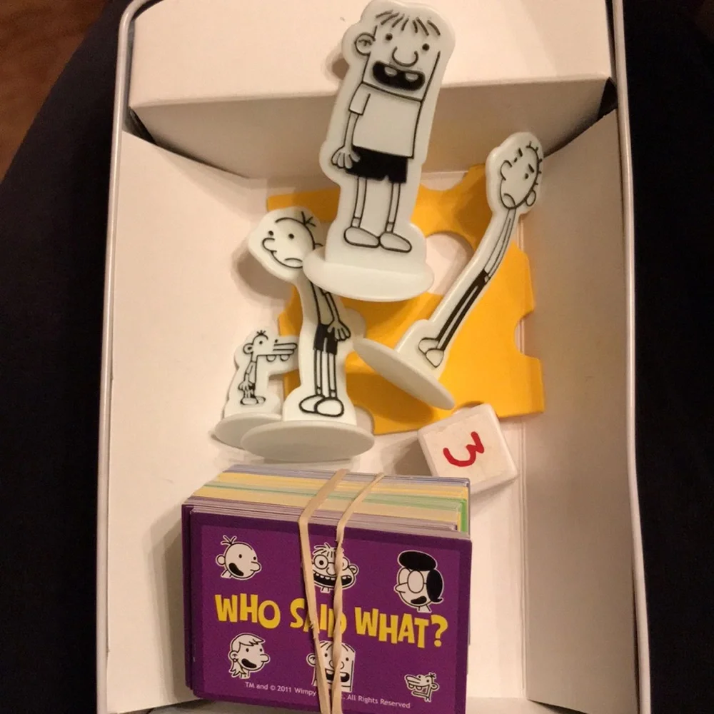 Diary of a Wimpy Kid Cheese Touch Board Game portable in metal box 3-4 players